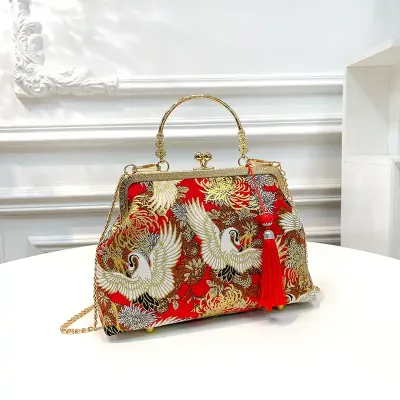 Luxe Raya Gold Handbag
